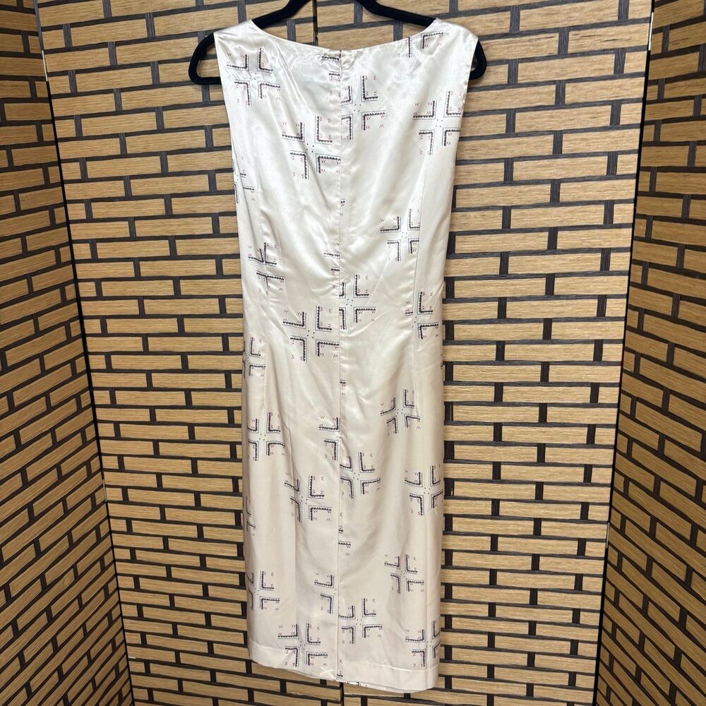 Ashro Tan Tie Waist Dress Size 16 - Picture 2 of 8